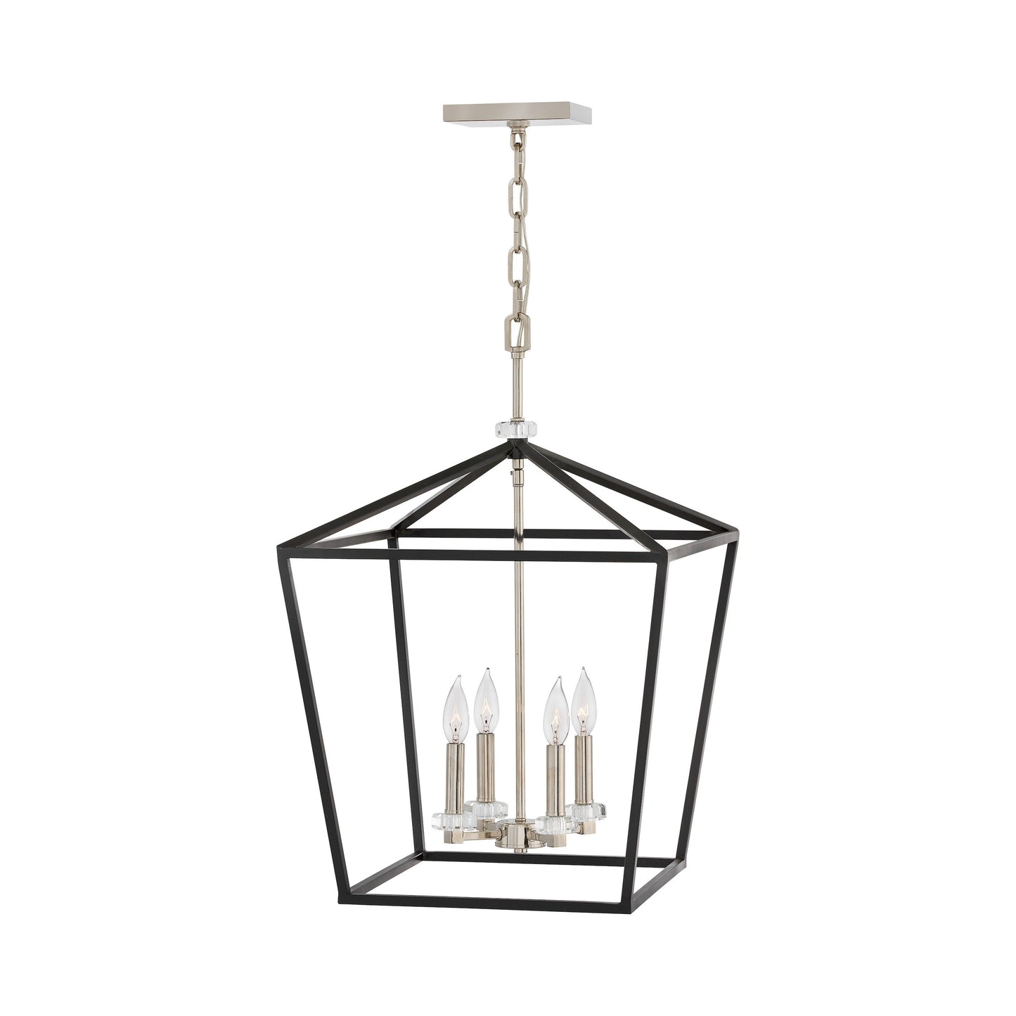 Stinson Chandelier in Black (Large).