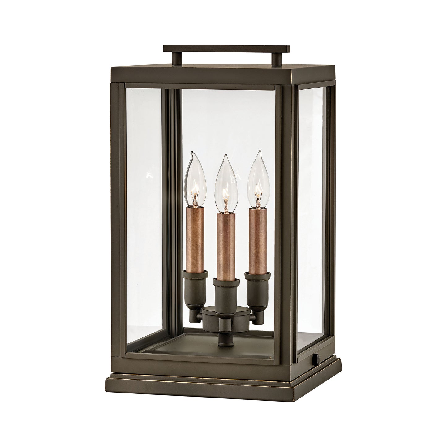 Sutcliffe Outdoor Pier Mount Light in Oil Rubbed Bronze.