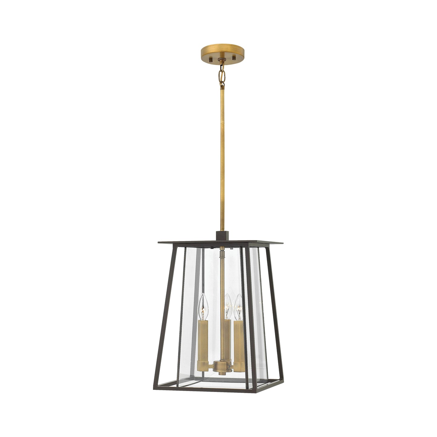 Walker Outdoor Pendant Light in Buckeye Bronze.