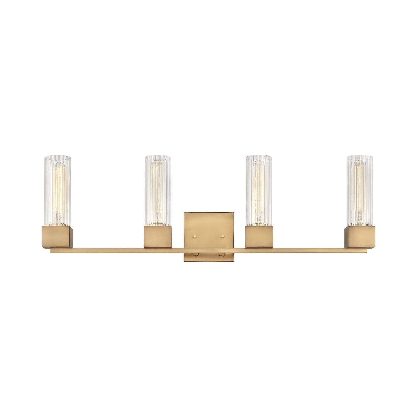 Xander Bath Vanity Light in Heritage Brass (4-Light).