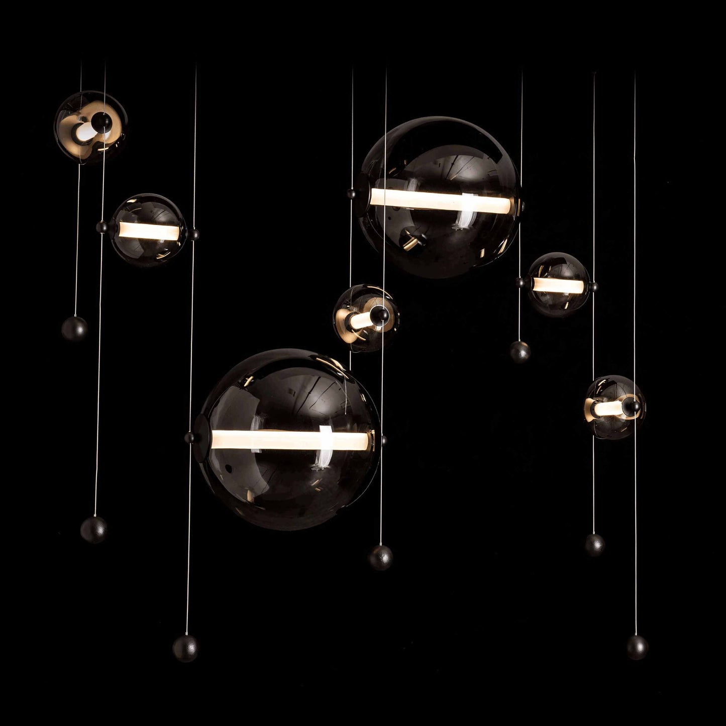 Abacus Double Linear LED Pendant Light in Detail.