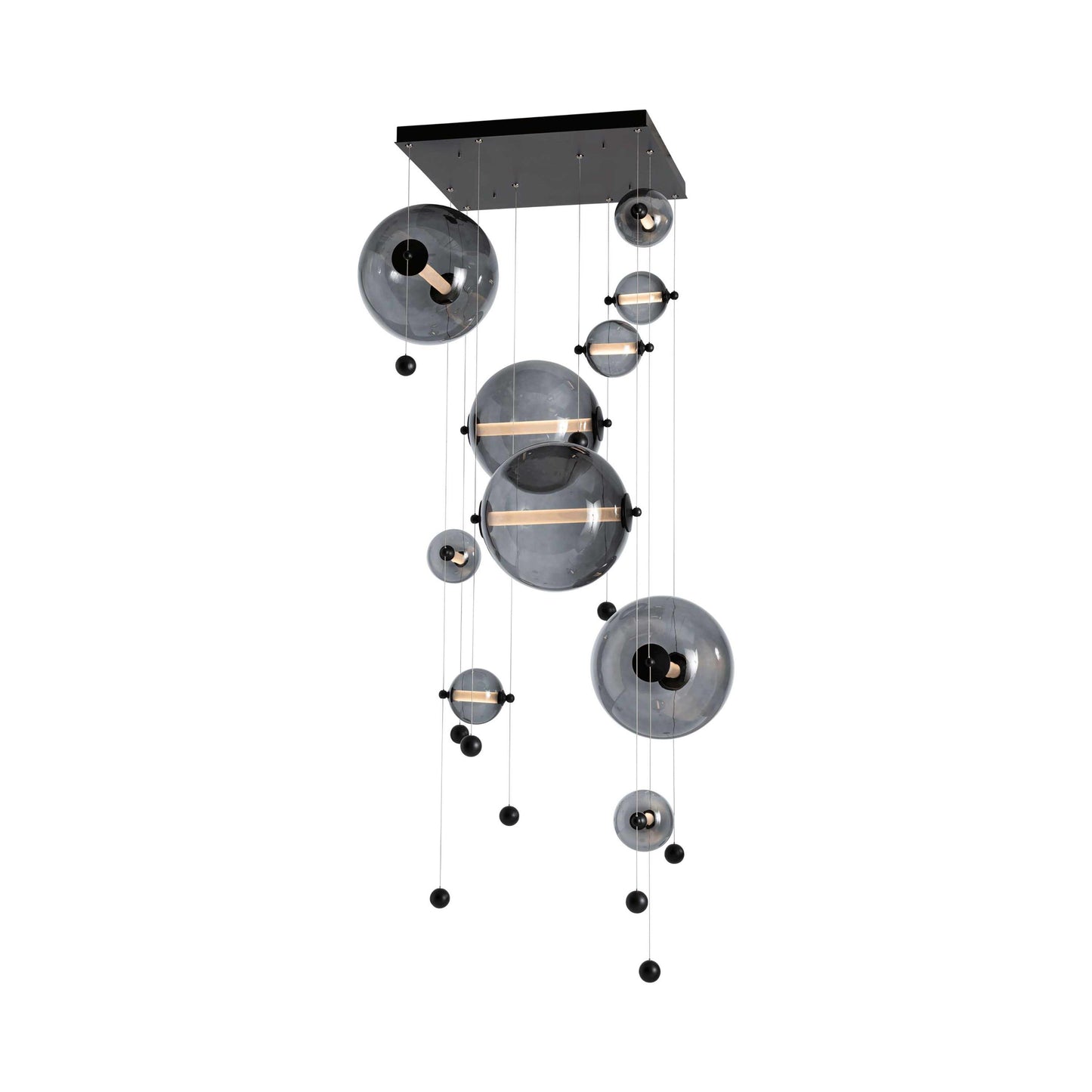 Abacus LED Pendant Light in Square.