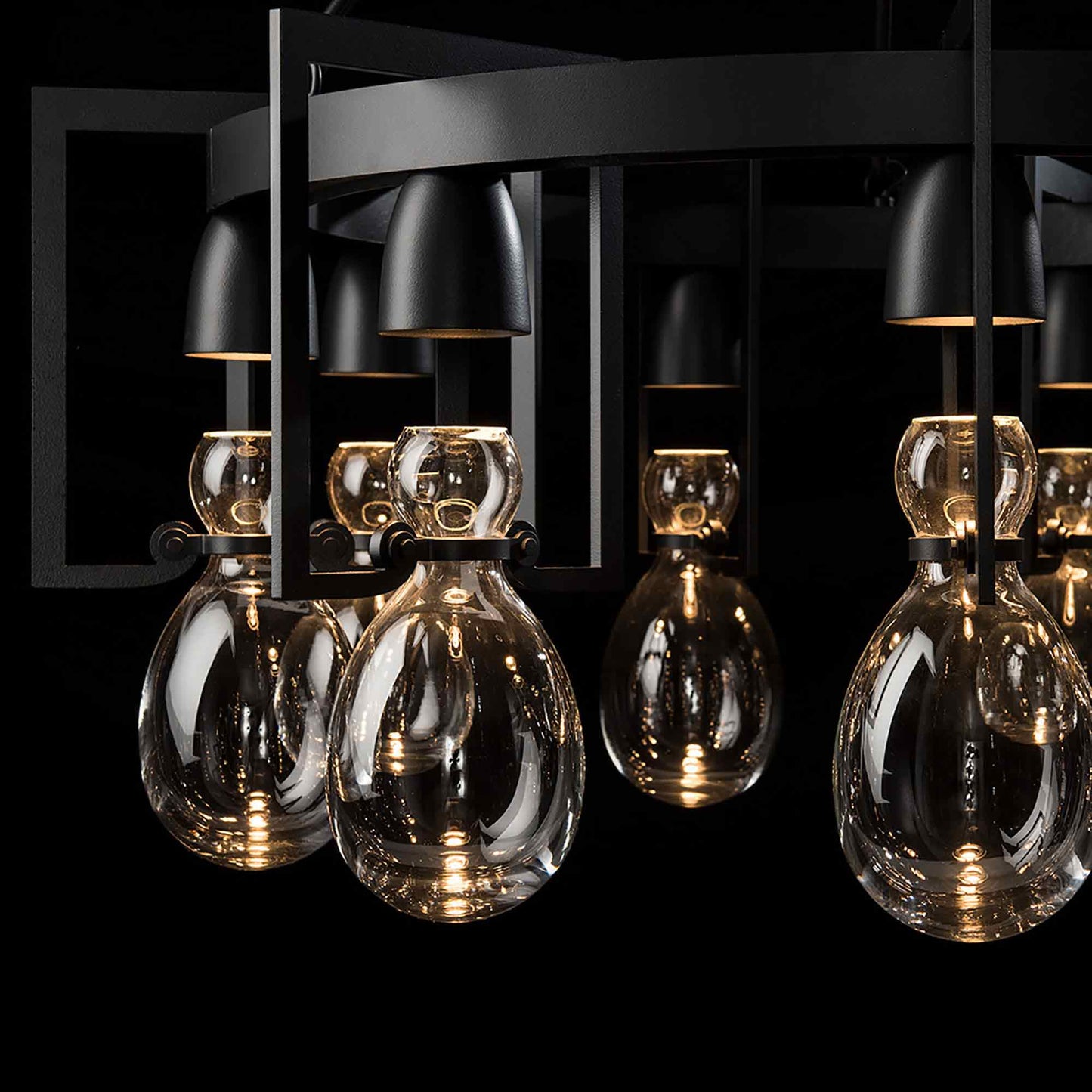 Apothecary Chandelier in Detail.