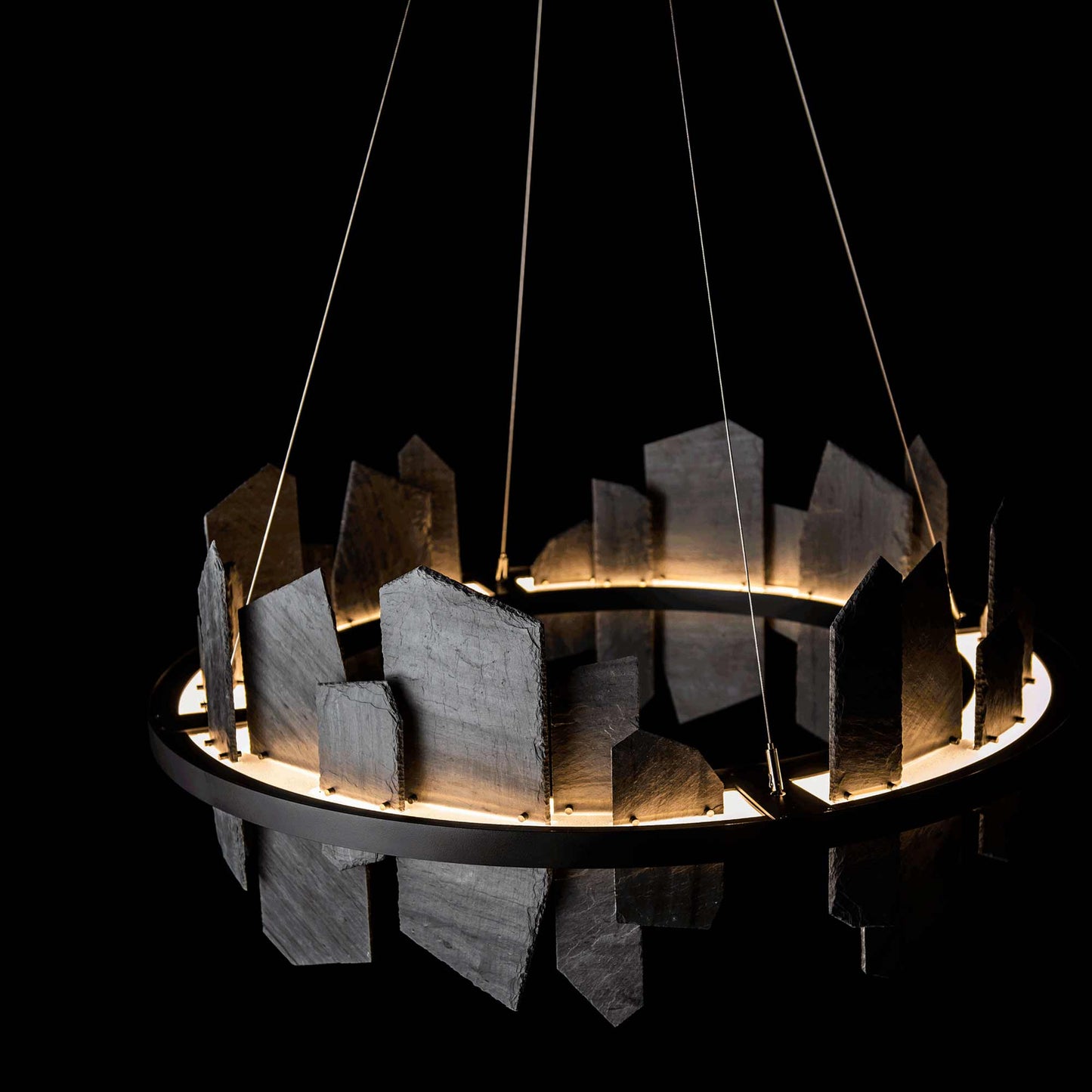 Ardesia Circular LED Pendant Light in Detail.