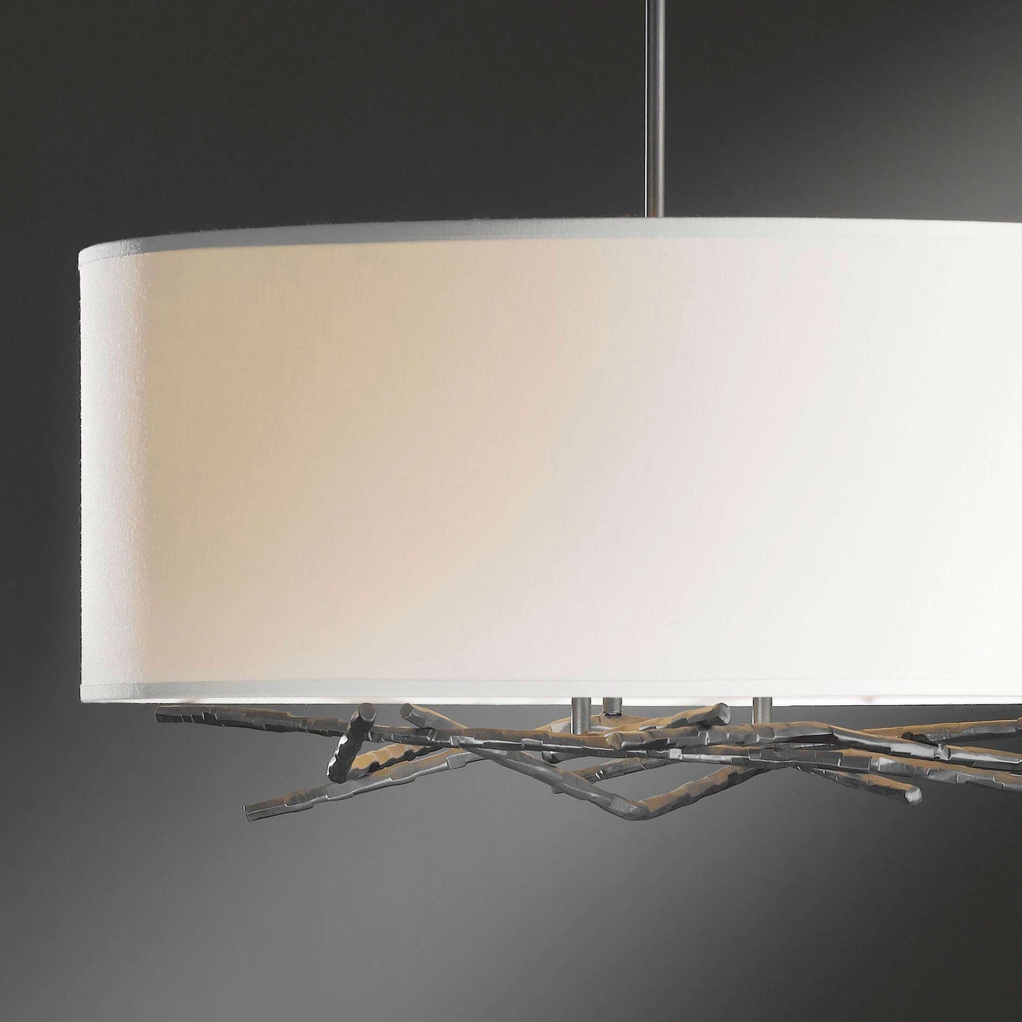 Brindille Drum Shade Pendant Light in Detail.