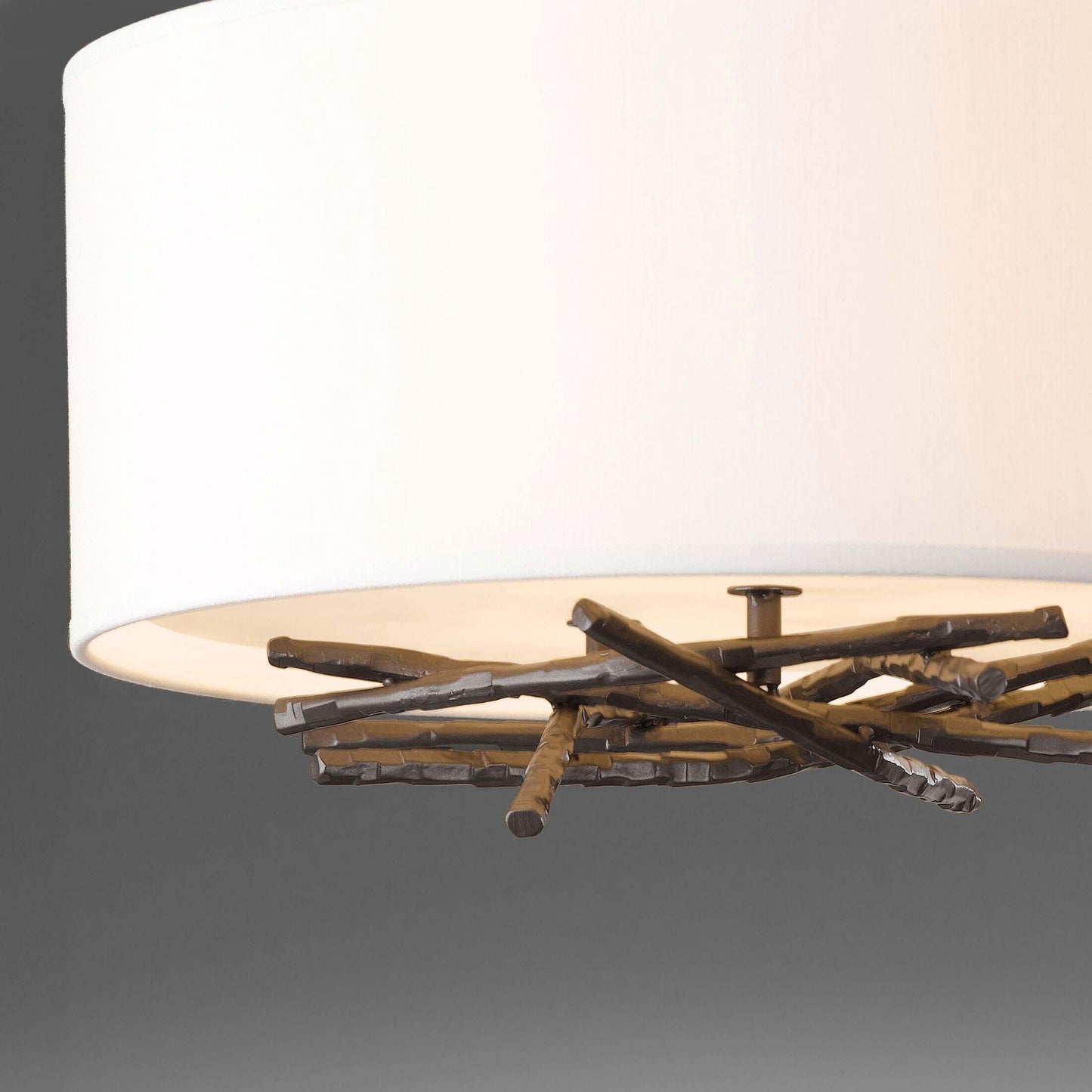Brindille Semi-Flush Mount Ceiling Light in Detail.