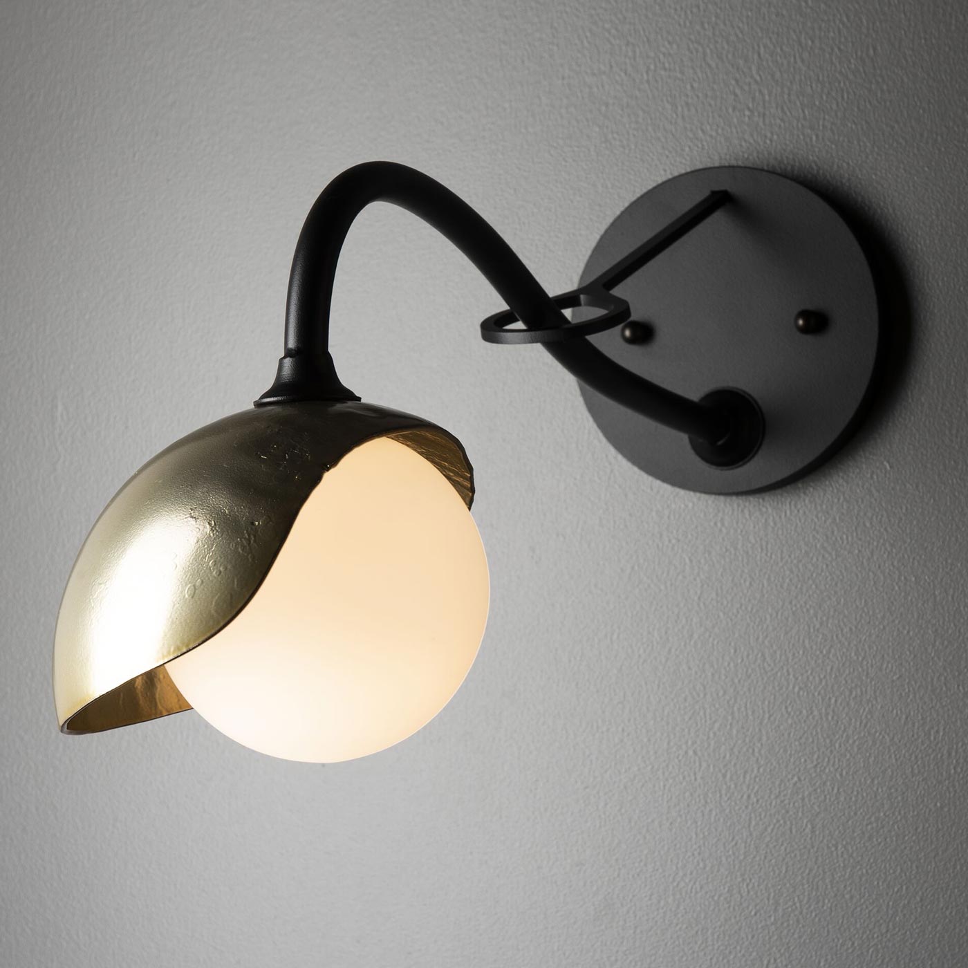 Brooklyn Long Arm Bath Wall Light in Detail.
