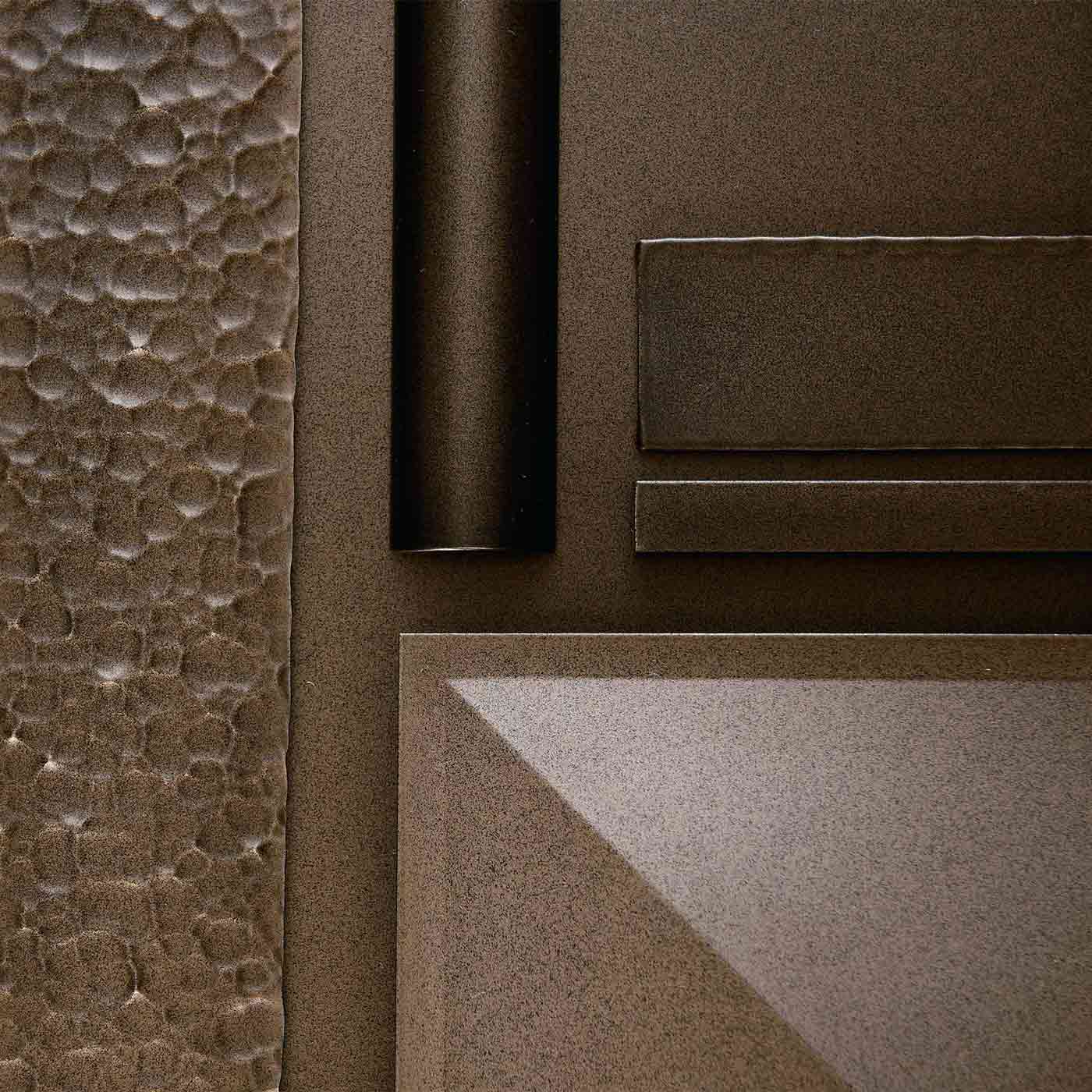 Mason Outdoor Wall Light in Small/Coastal Bronze.