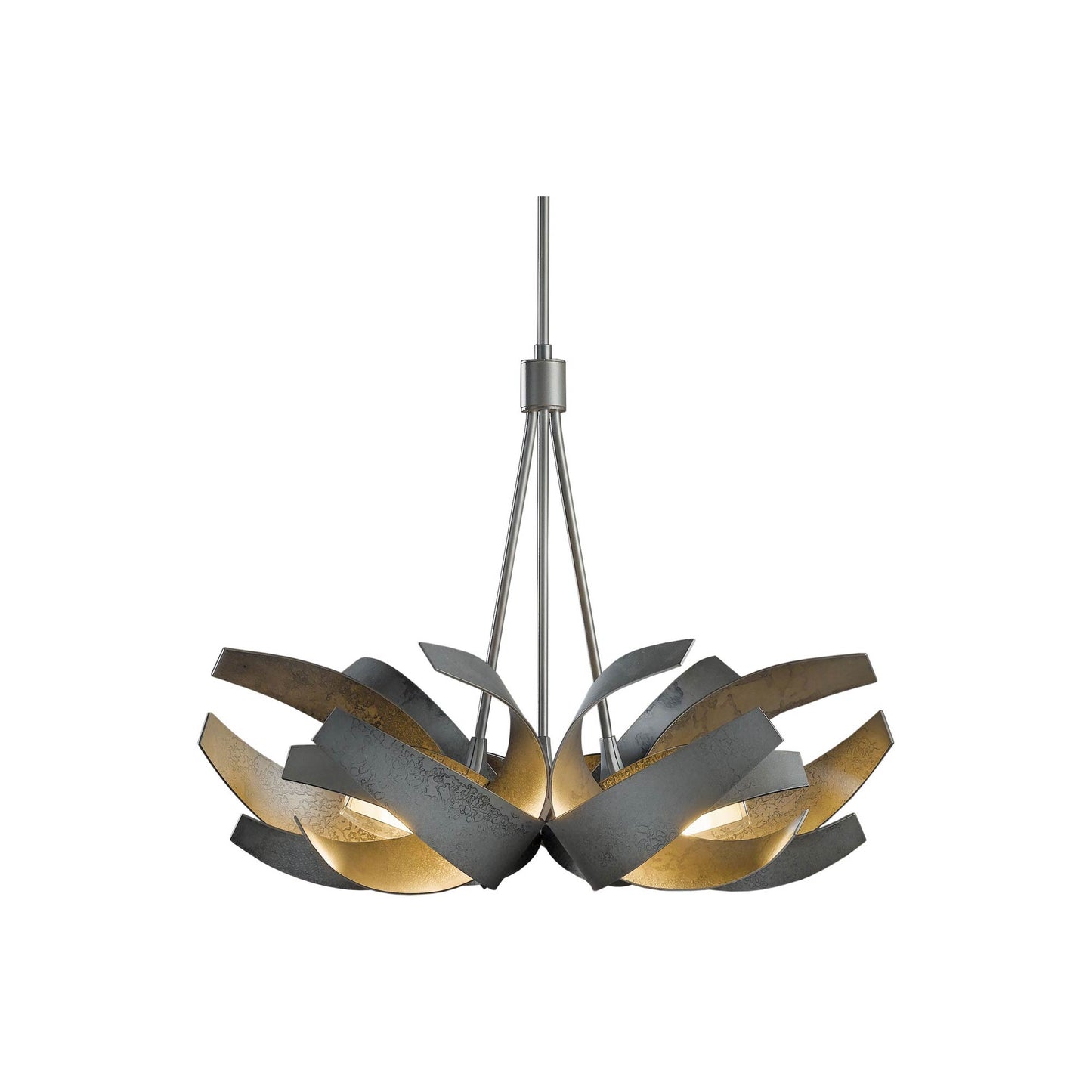 Corona Pendant Light in Dark Smoke (Medium)/Short.