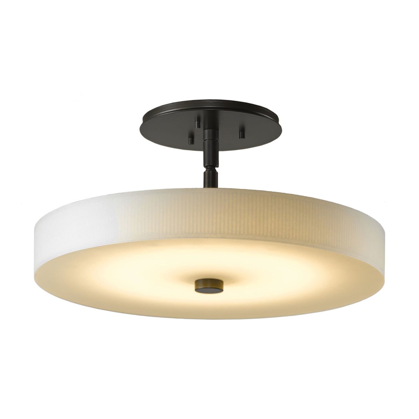 Disq LED Semi-Flush Mount Ceiling Light in Small.