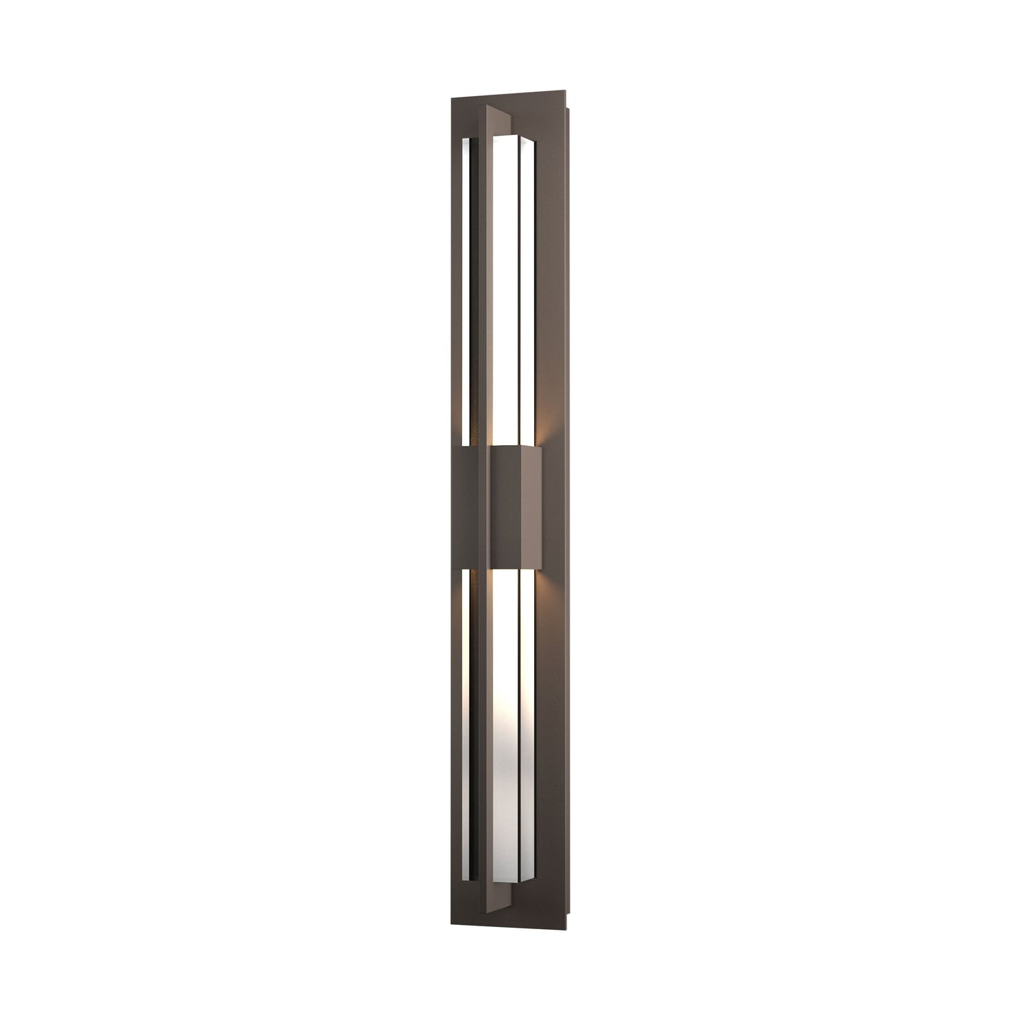Double Axis Outdoor LED Wall Light in Small/Coastal Dark Smoke.
