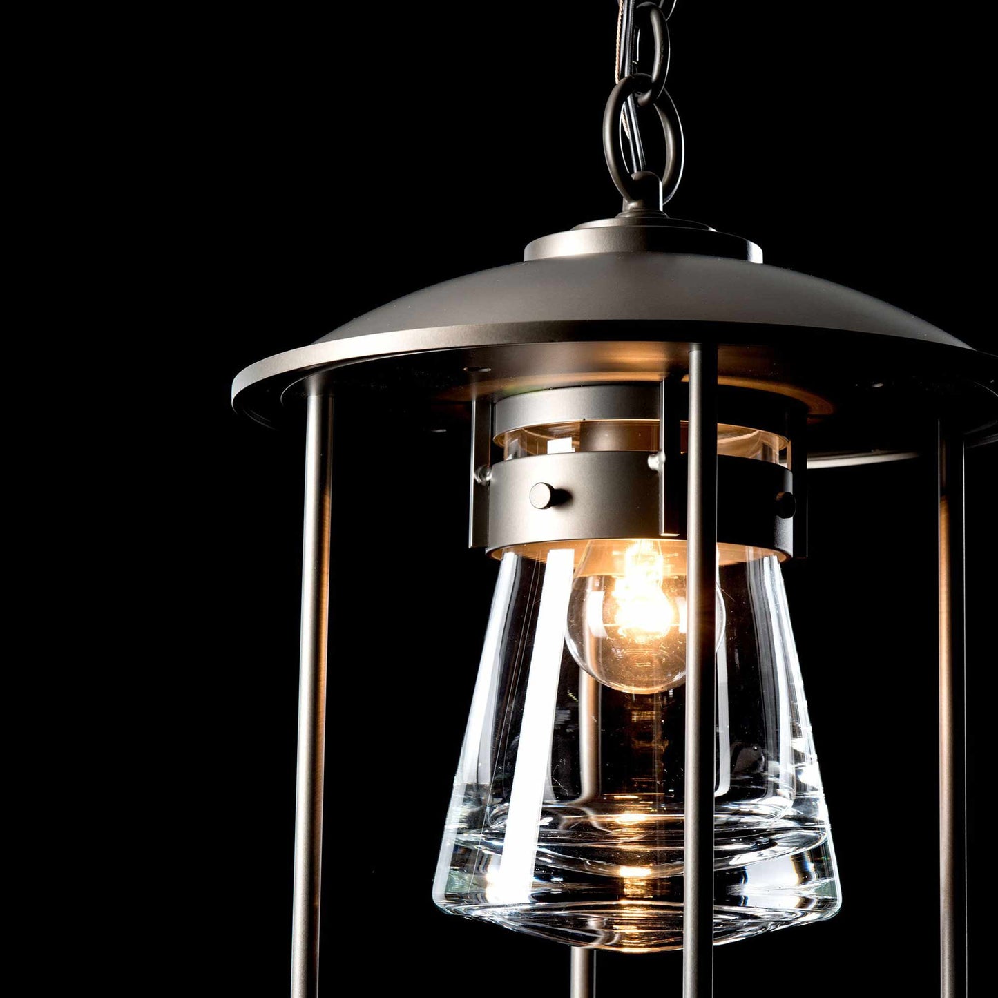 Erlenmeyer Outdoor Pendant Light in Detail.