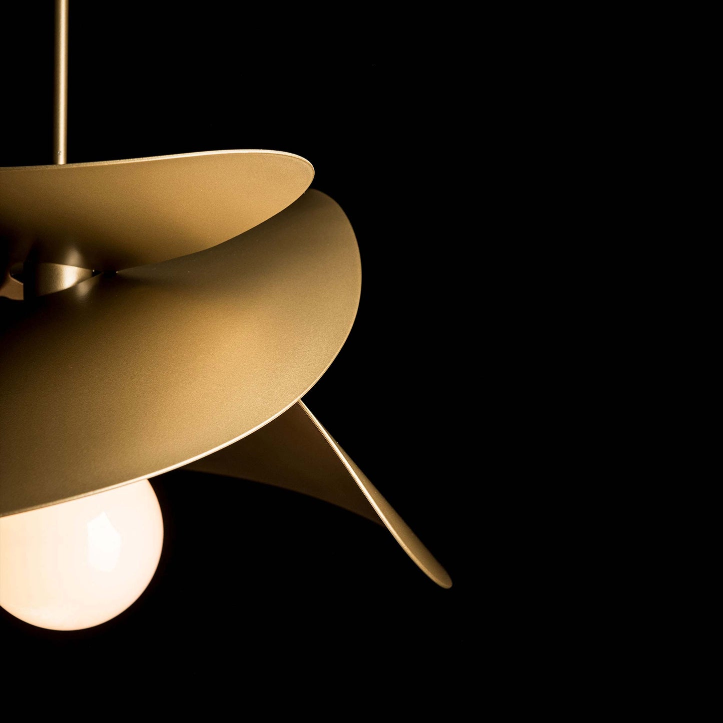 Hibiscus Outdoor Pendant Light in Detail.