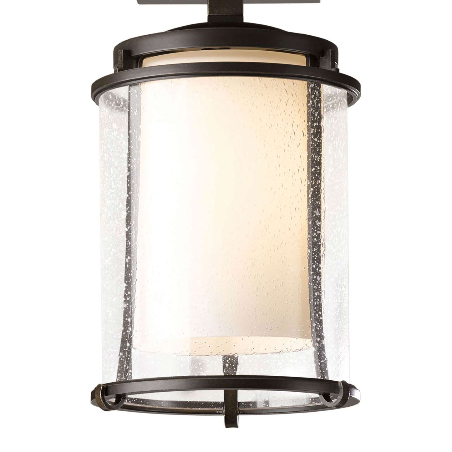 Meridian Outdoor Semi-Flush Mount Ceiling Light in Detail.