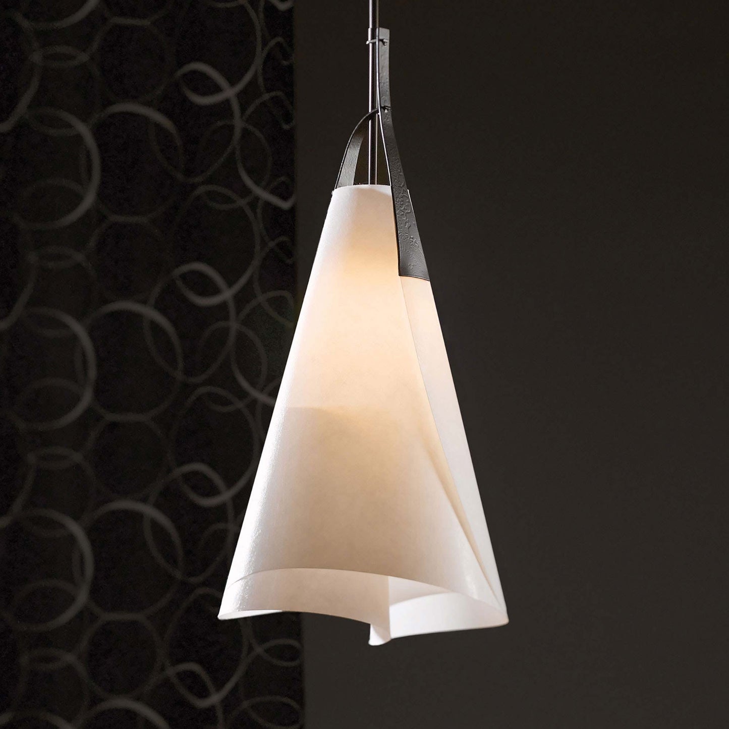 Mobius Tall Pendant Light in Detail.