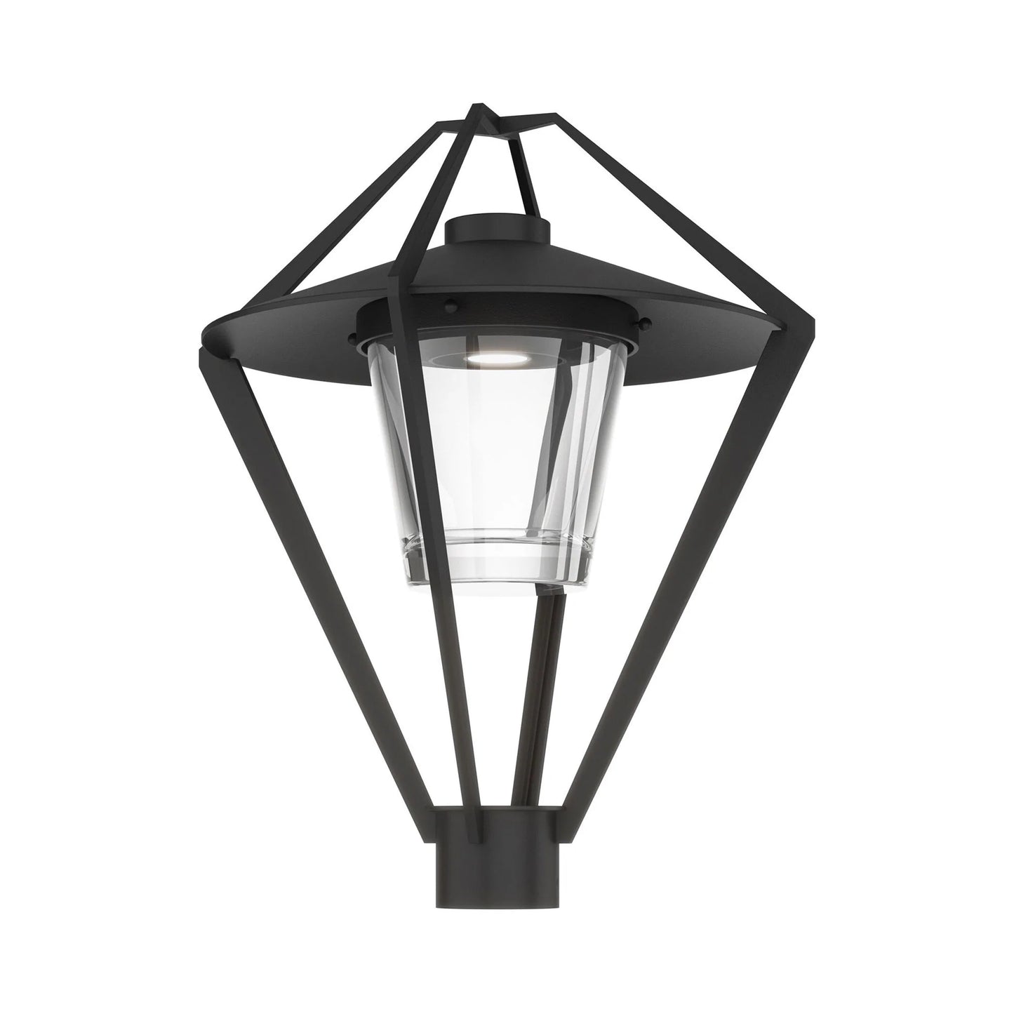 Stellar Outdoor Post Light in Coastal Black.