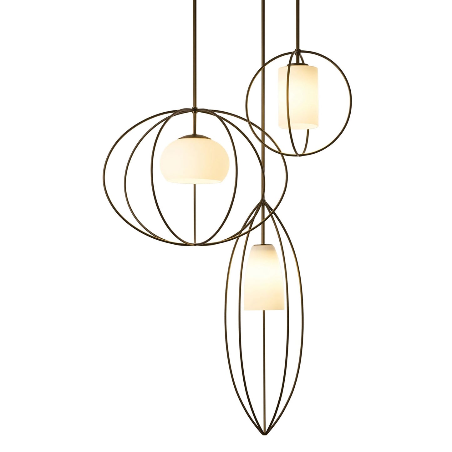 Treble Multi-Light Pendant Light in Detail.