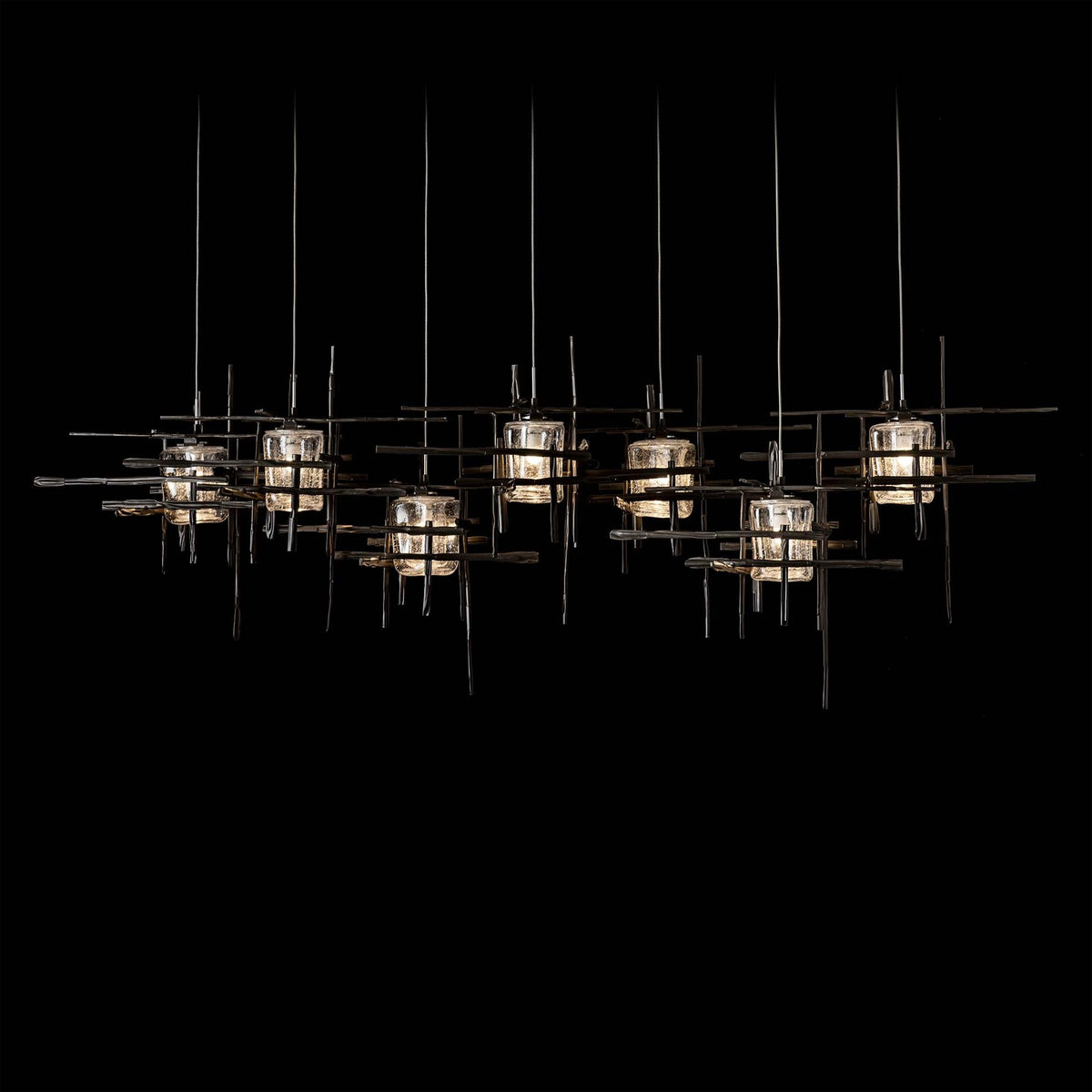 Tura Linear Pendant Light in Detail.