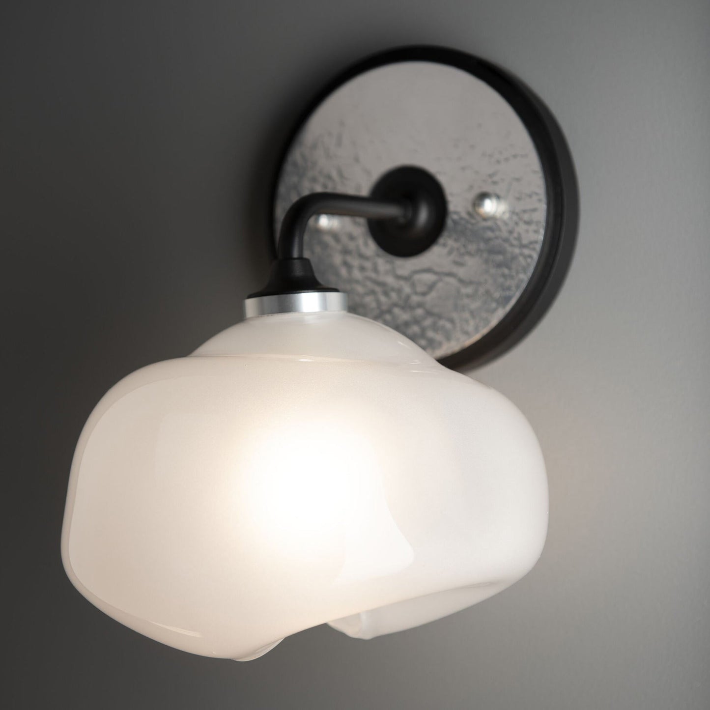 Ume Curved Arm Bath Wall Light in Detail.
