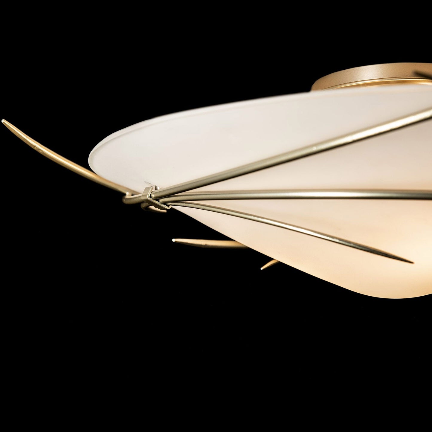 Wisp Semi Flush Mount Ceiling Light in Detail.