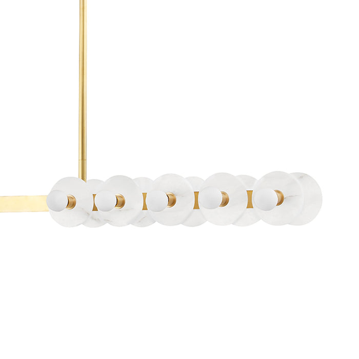 Austen Linear Pendant Light in Detail.