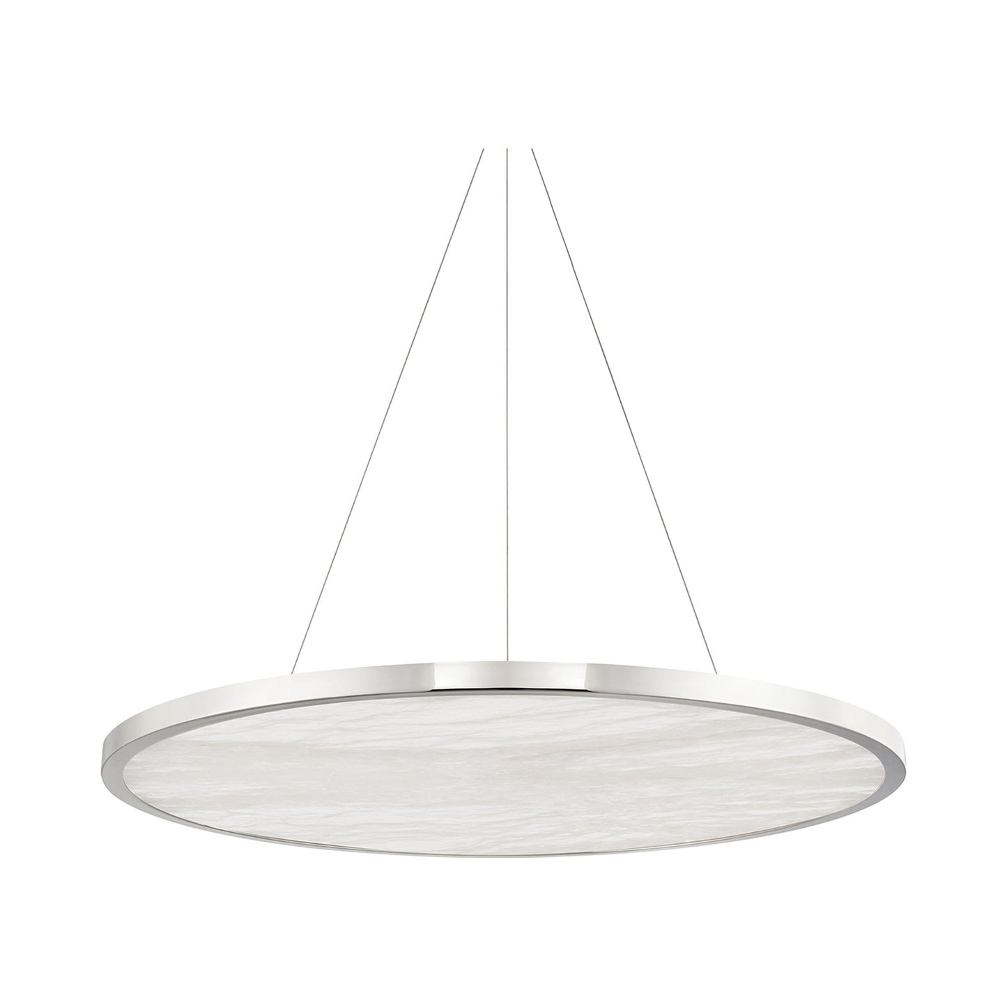 Eastport LED Pendant Light in Polished Nickel (Large).