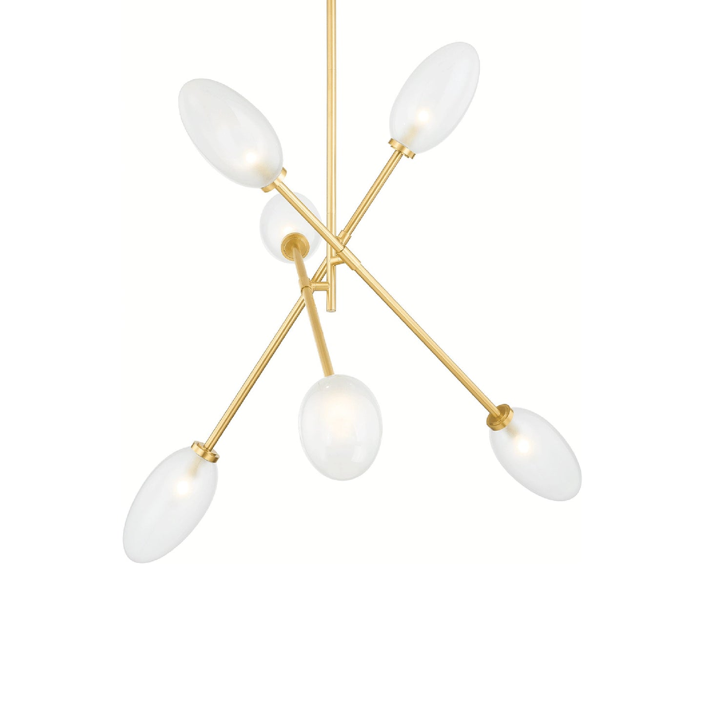 Alberton Chandelier in Aged Brass (6-Light).