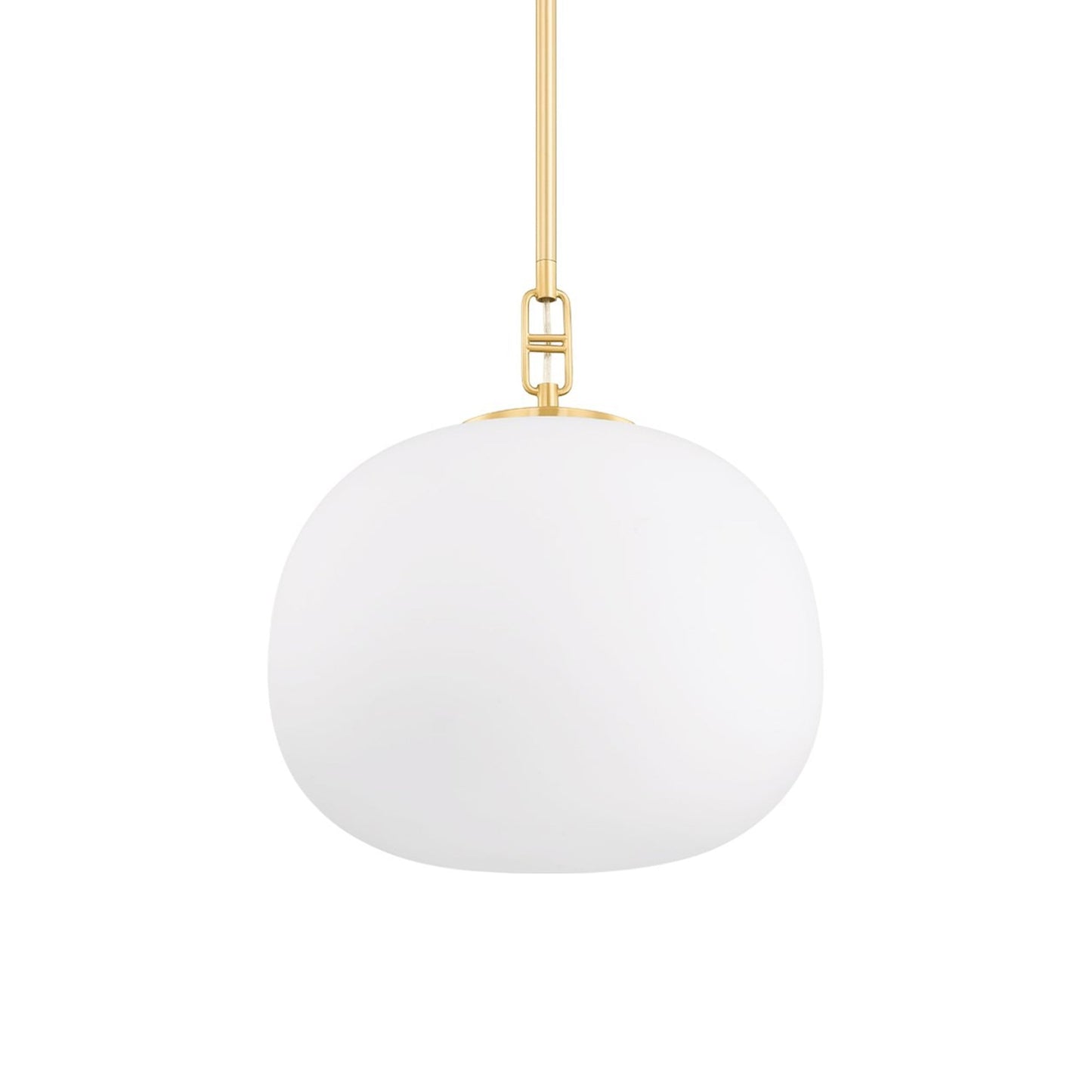 Ingels Pendant Light in Aged Brass (Medium).