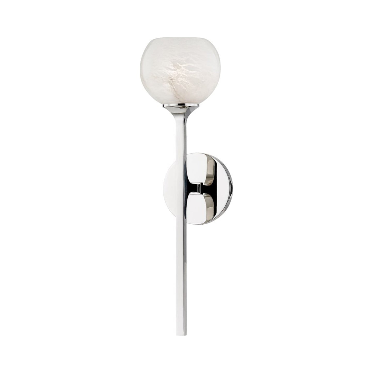 Melton LED Wall Light in Polished Nickel (1-Light).
