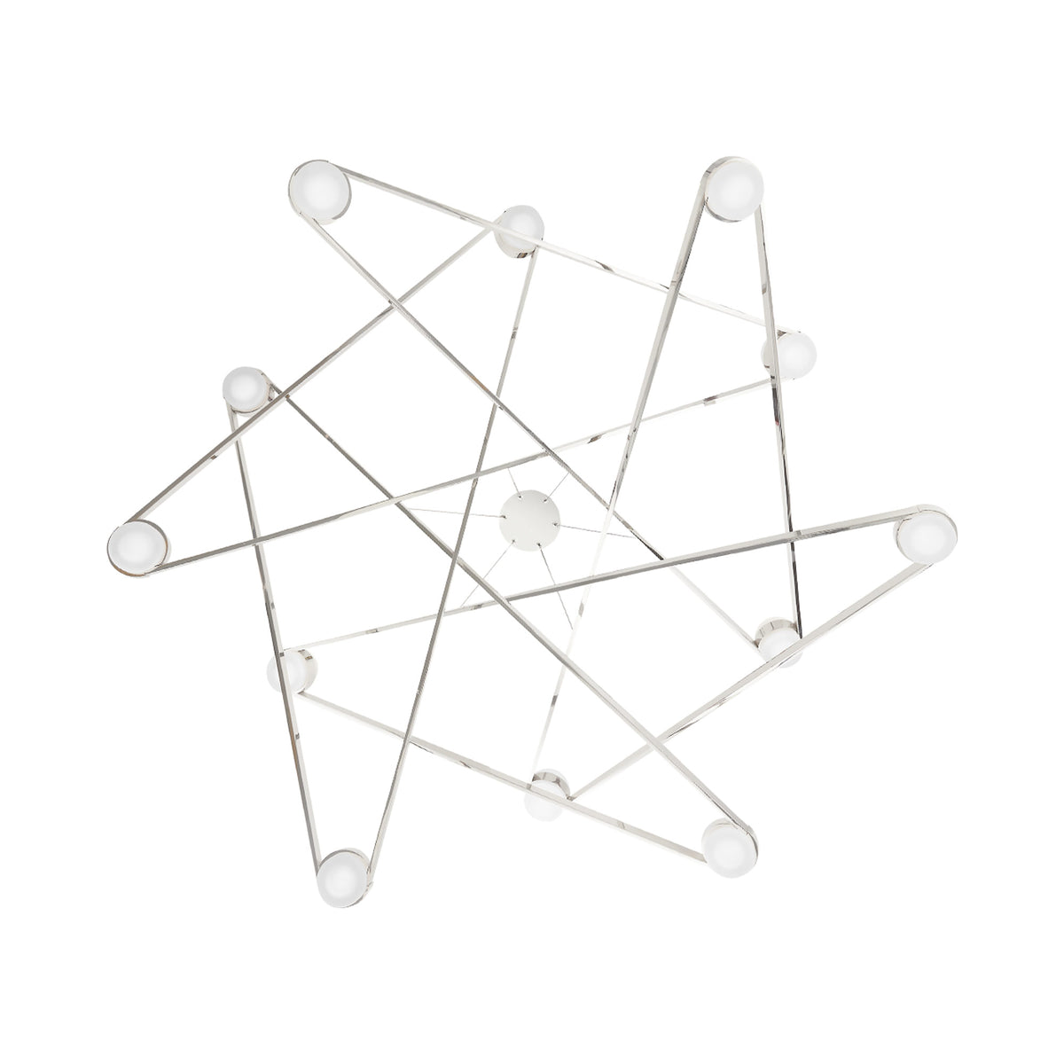 Orbit LED Chandelier in Detail.