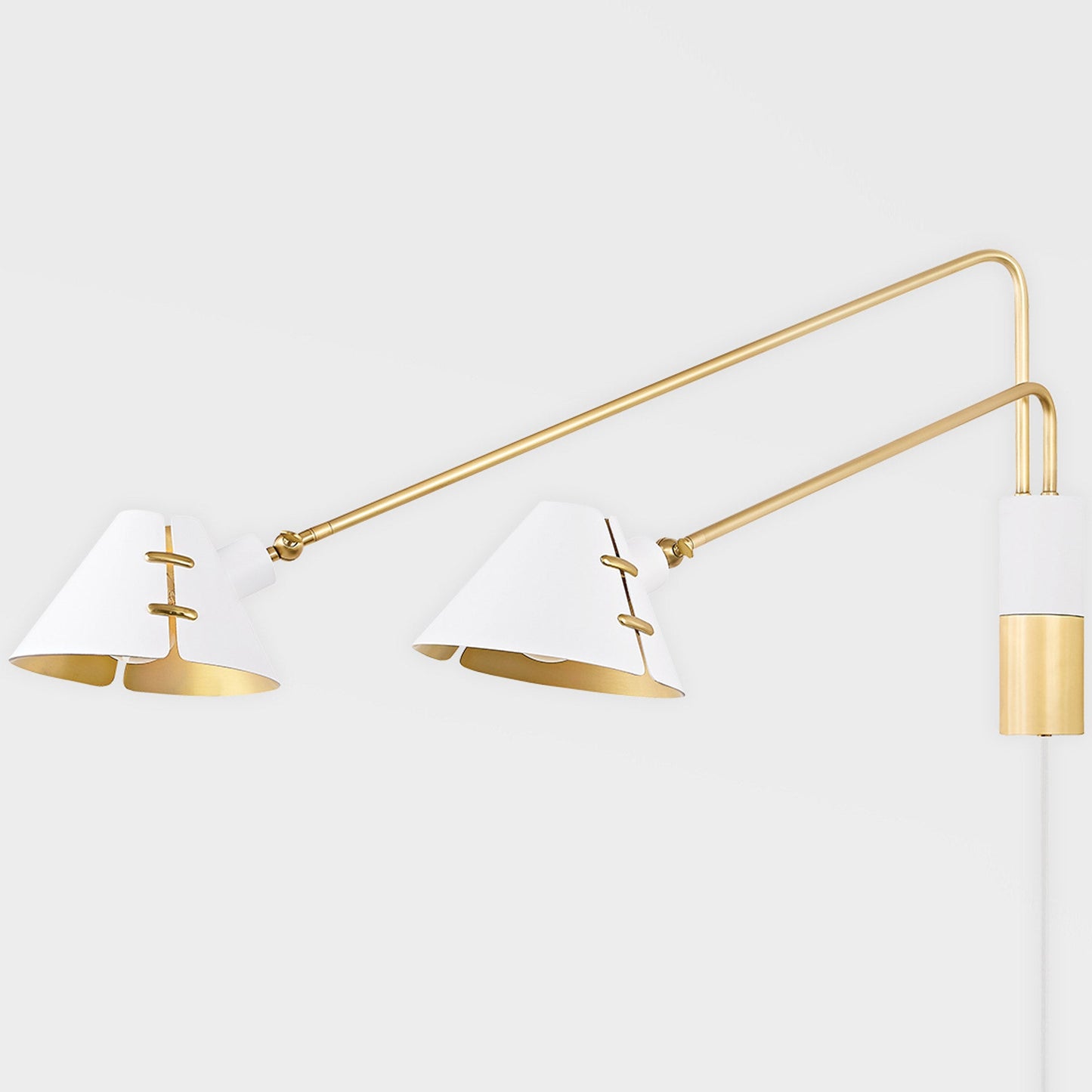 Split Adjustable Wall Light in Detail.