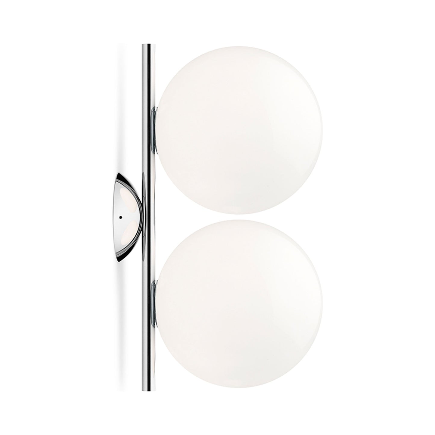 IC Lights Double Ceiling / Wall Light Small / Chrome.