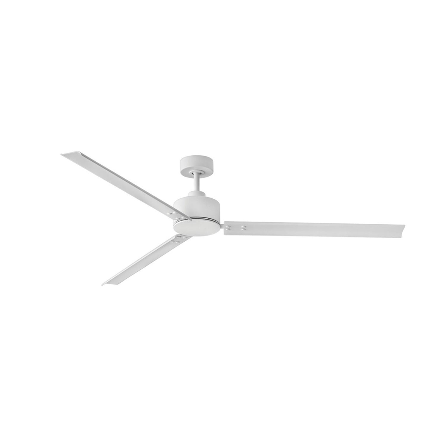 Indy Ceiling Fan in Matte White (72 Inch).