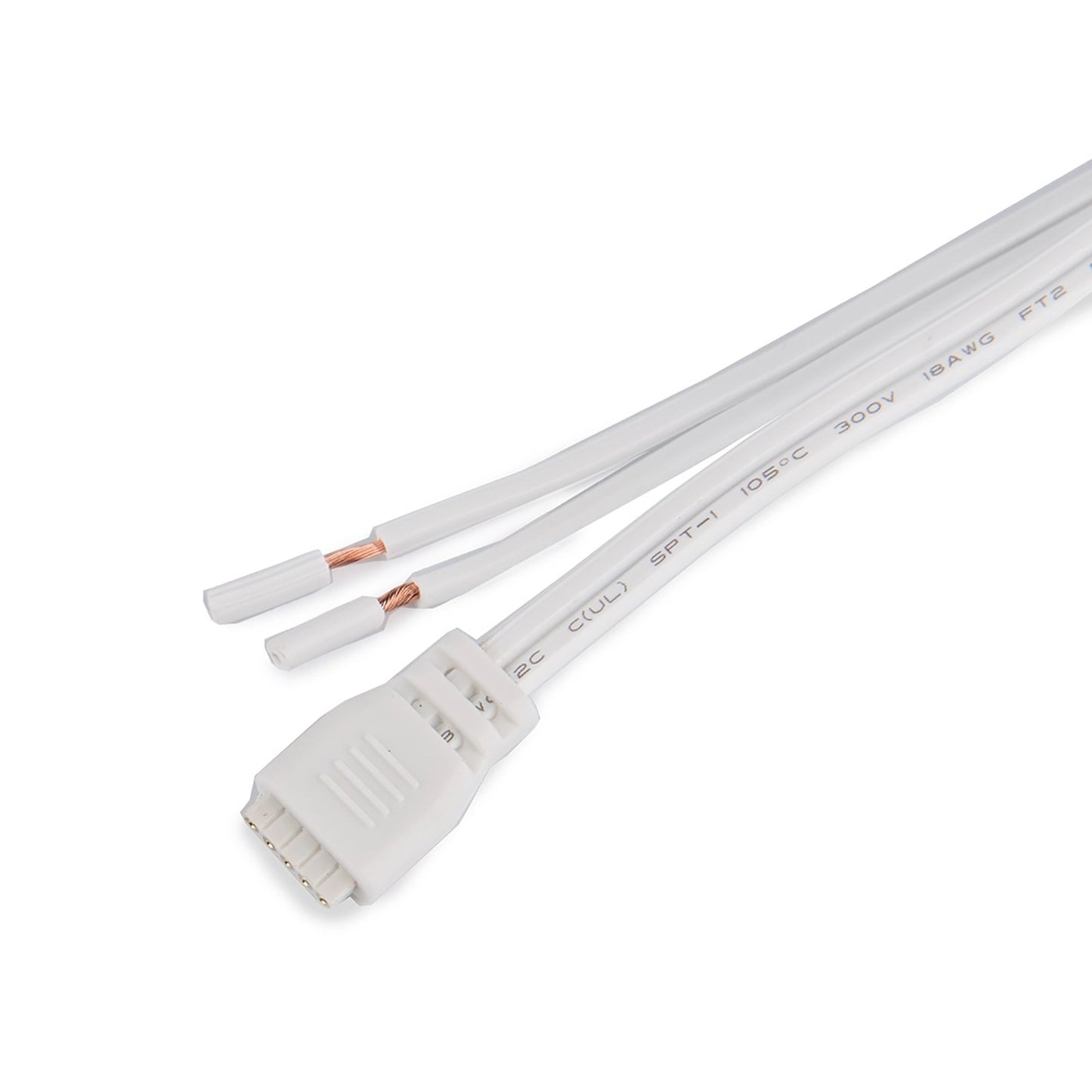 InvisiLED 24V Extension Cable in White.