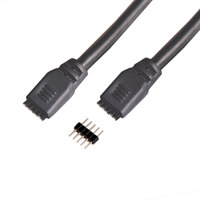 InvisiLED 24V In Wall Rated Joiner Cable in Black (144-Inch).