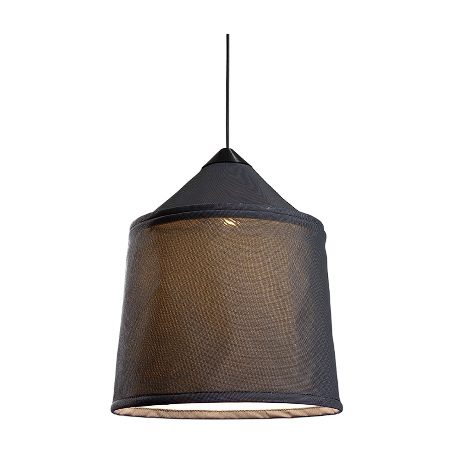 Jaima Outdoor LED Pendant Light in Grey (Large).