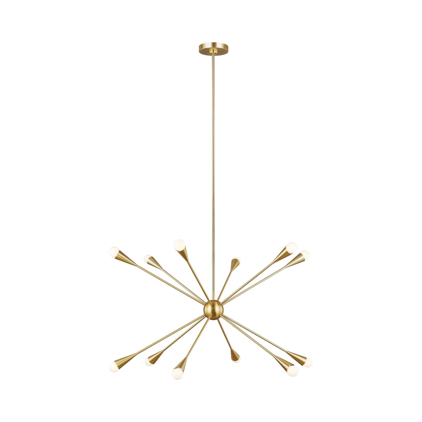 Jax Chandelier in Burnished Brass (12-Light).