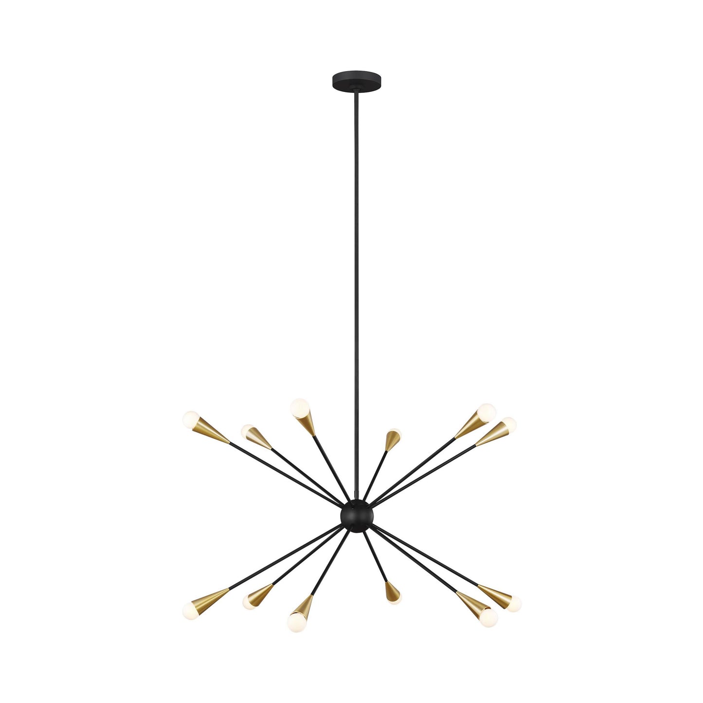 Jax Chandelier in Midnight Black (12-Light).