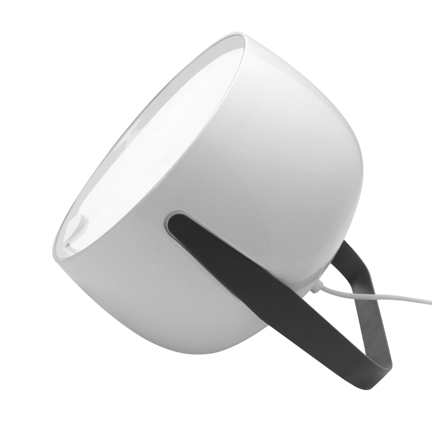 Bag LED Table Lamp in Smooth Ceramic/Glossy White.