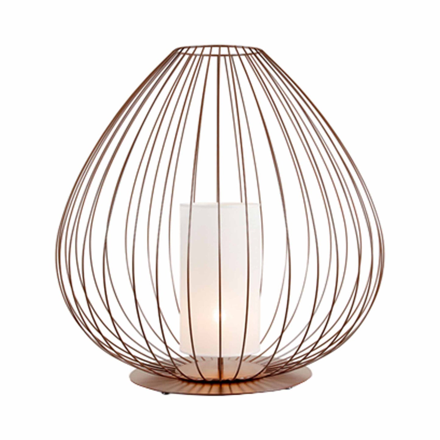 Cell Outdoor LED Floor Lamp in Glossy Bronze (33.07-Inch).