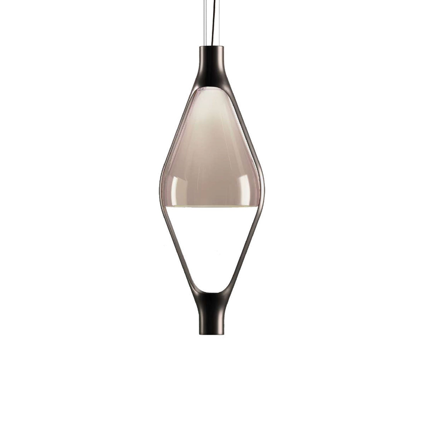 Viceversa LED Pendant Light in Smokey Grey (1-Light).