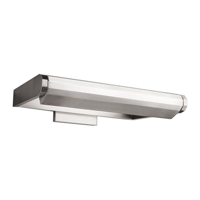 Kent LED Swing Arm Wall Light in Brushed Nickel (Large).
