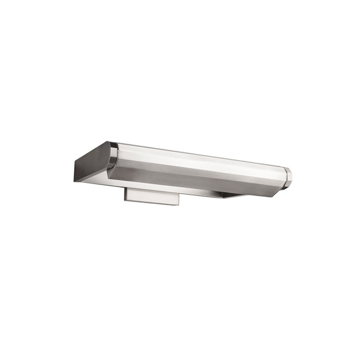 Kent LED Swing Arm Wall Light in Brushed Nickel (Small).