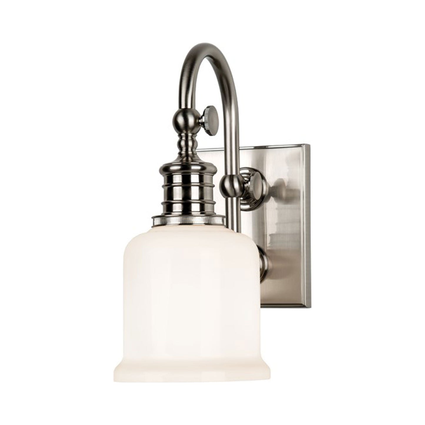 Keswick Bath Light in Satin Nickel.
