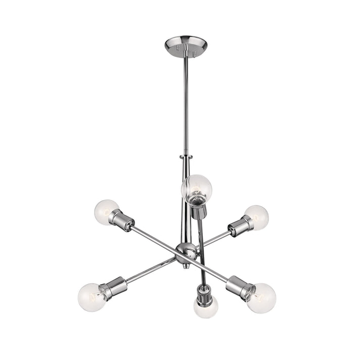 Armstrong Chandelier in Chrome (6-Light).