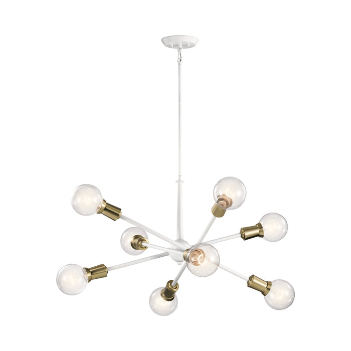 Armstrong Chandelier in White (8-Light).