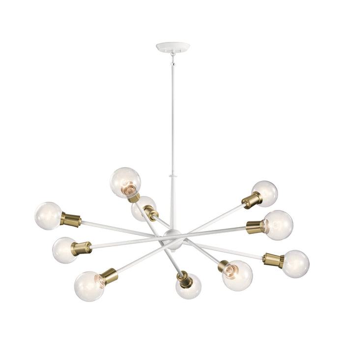 Armstrong Chandelier in White (10-Light).