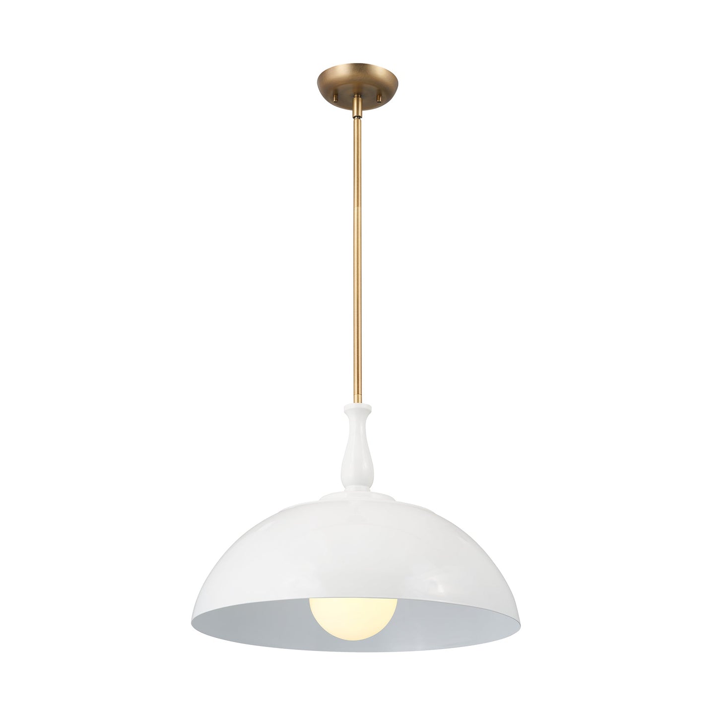 Fira Pendant Light in White (Large).