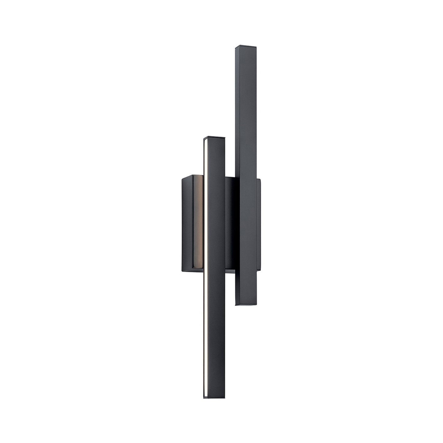 Idril LED Wall Light in Matte Black.