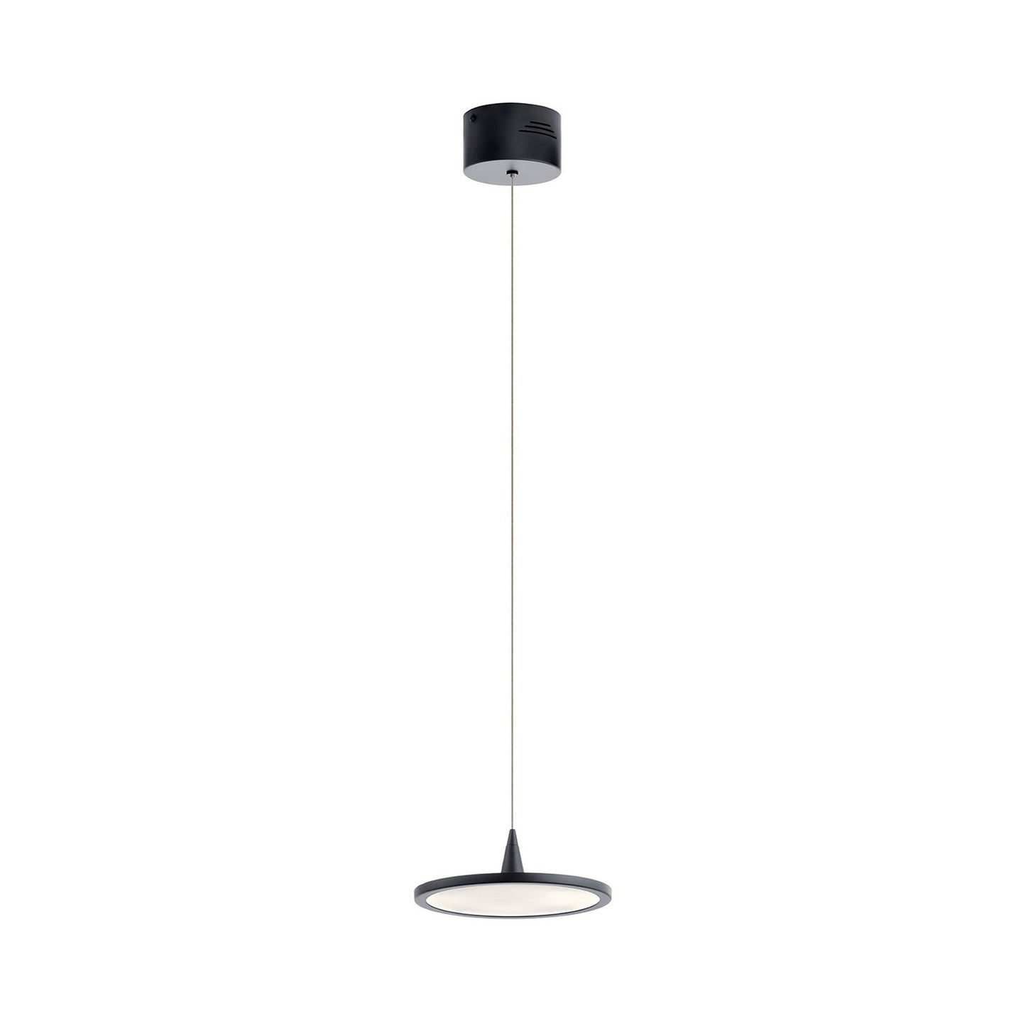 Jeno LED Pendant Light in Matte Black.
